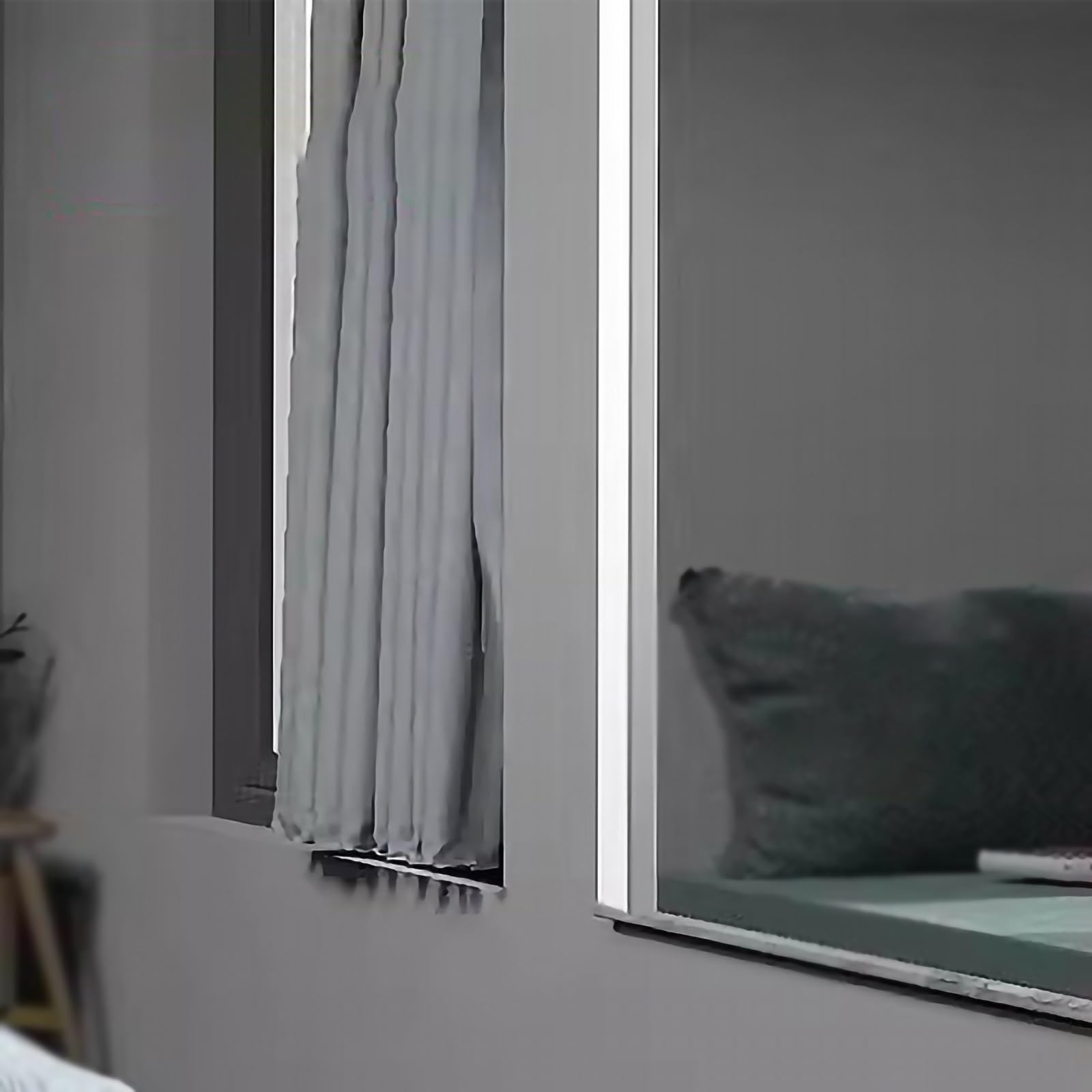 Przezroczyste ochraniacze narożników, Samoprzylepny ochraniacz narożników ściennych z PVC, do domu, wielokolorowy, 1,4 cala x 80-150 cm(Grey,120cm/47.2in)