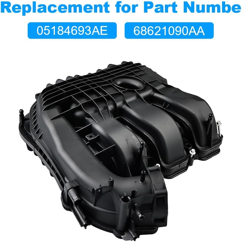 Intake Manifold Compatible with 2011-2020 Jeep Grand Cherokee, Chrysler 200 300 Town & Country, Dodge Journey Challenger Avenger Charger Durango Grand Replacement for 05184693AE 68621090AA