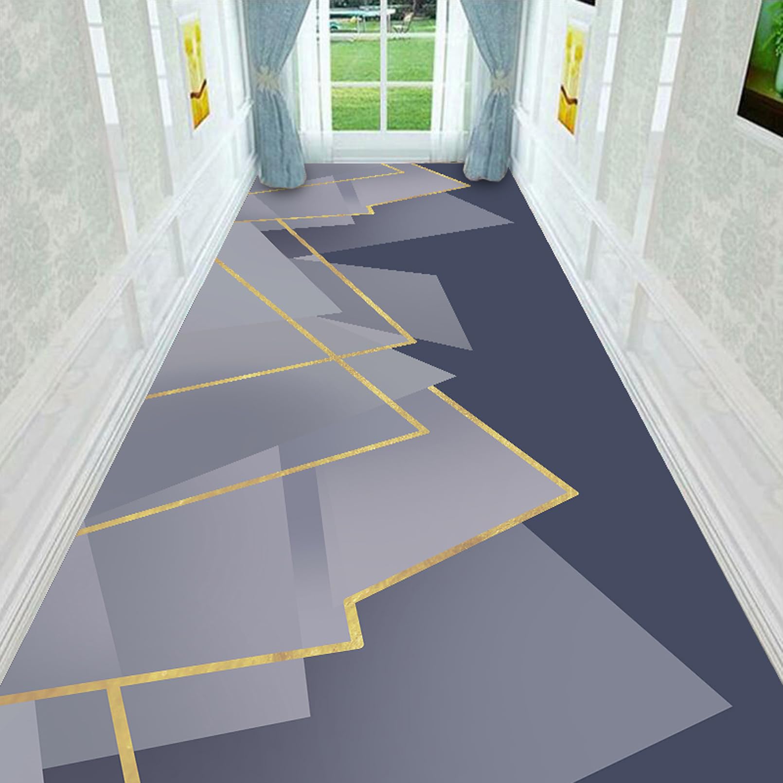 Tapis de passage pour couloir AZMANI, la solution lavable contre les sols glissants