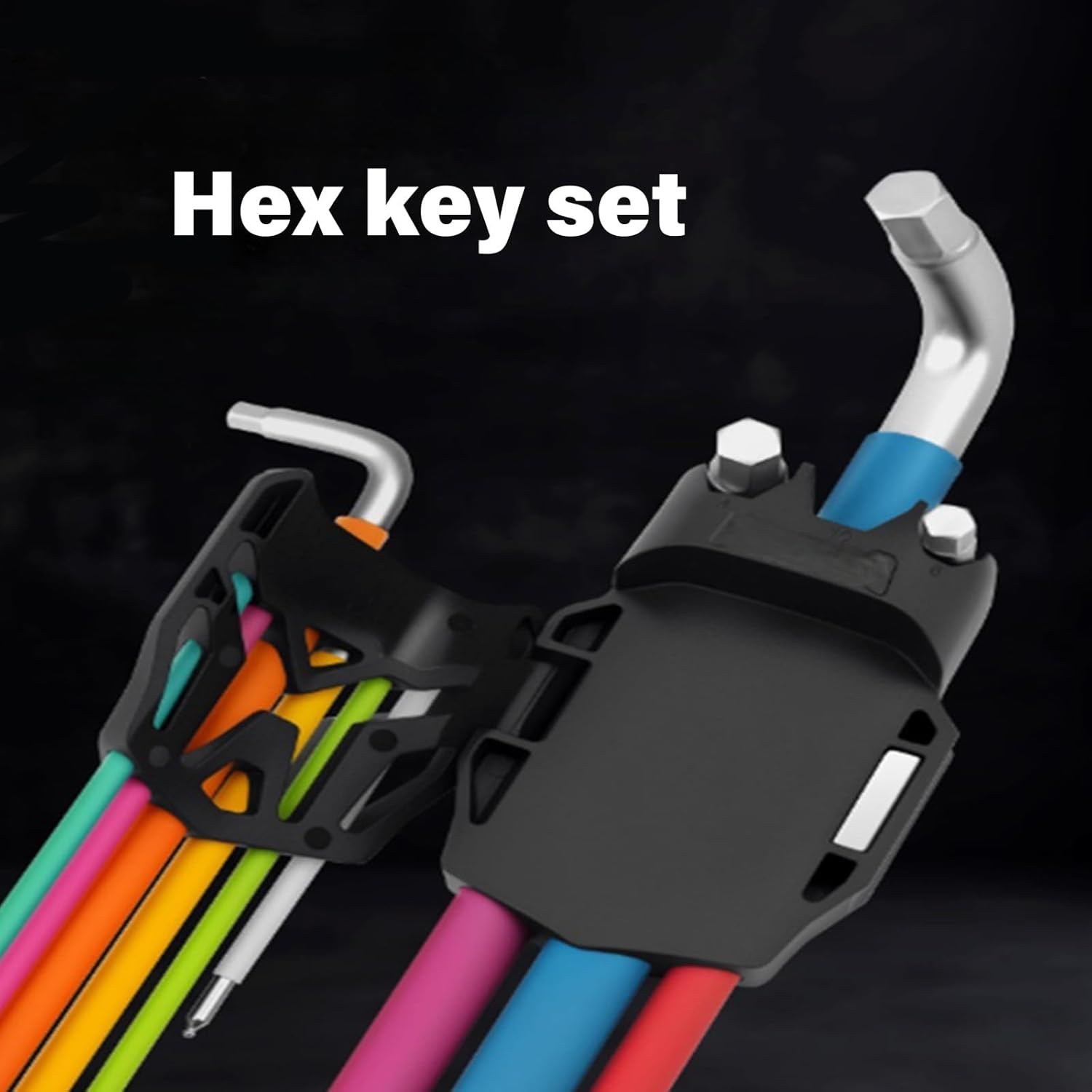 9 ピースプロフェッショナル 1.5-10 ミリメートルソケットレンチセットメカニカル六角レンチセットセット