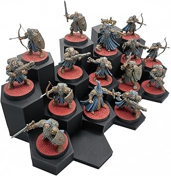 WarSplay Classic - Miniature Display Stand up to 32mm   Modular Model Rack for Painted Minis | Squad Tray & Hobby Organiser for Tabletop Skirmish Games