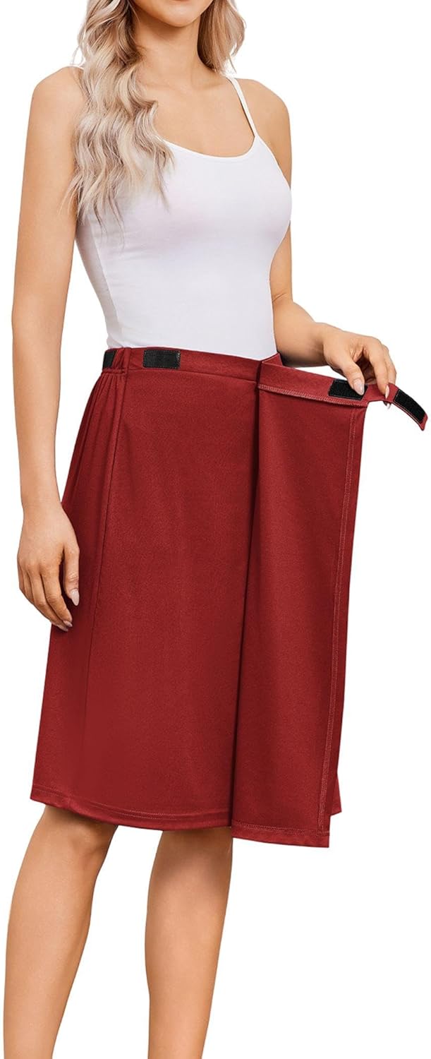 Deyeek Adaptive Tear Away Skirt for Women – Easy Access Magic Stick Closure Post Hip Knee Leg Ankle Surgery Recovery