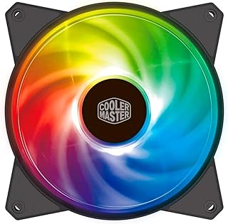 Cooler Master MasterFan MF120R RGB Case Fan 'RGB LED, Silent Cooling Technology, 120mm' R4-C1DS-20PC-R1