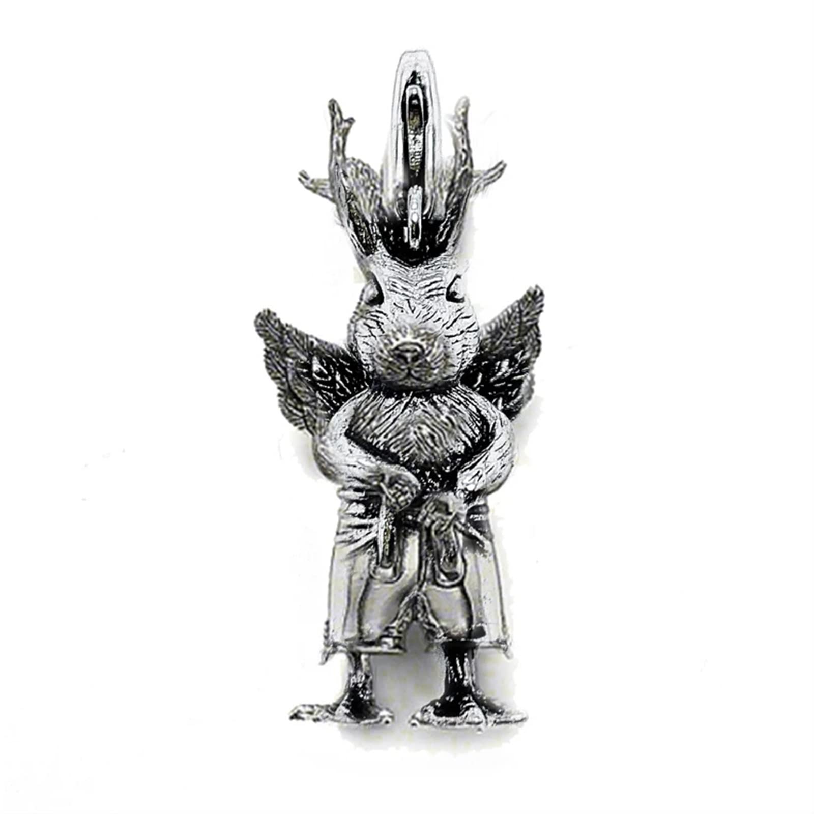Pendentif Lapin Étrange FNSK Argent 925 Fini les Bijoux Banals Style Punk