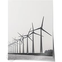 Postifull Rustic  er evesiz Poster,  skandinav Beyaz Tablo, No268 R zgar T rbinleri Foto raf, Dikey;15 X 21 Renkli - 22
