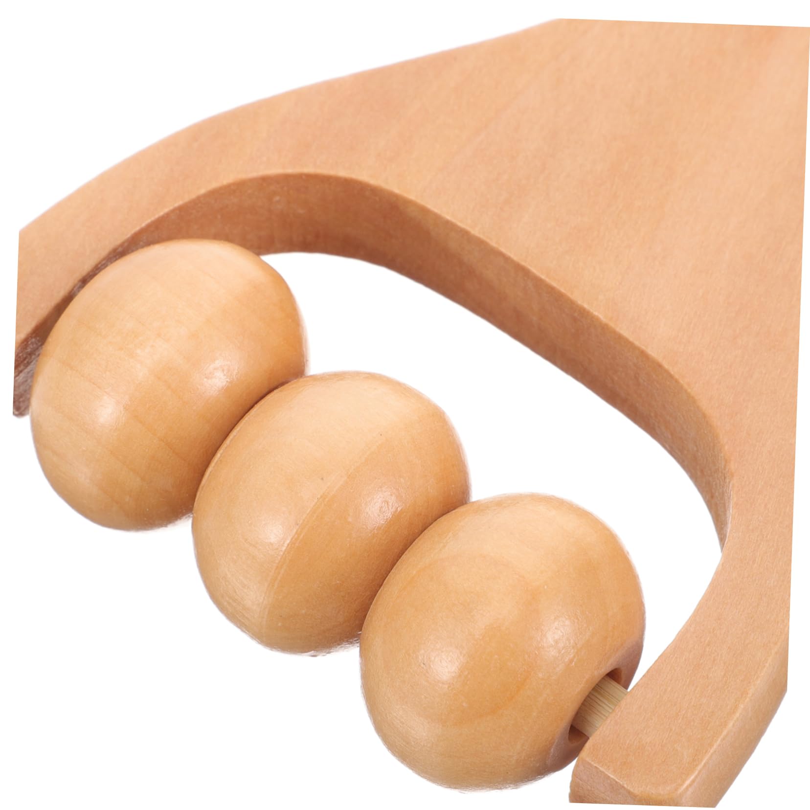 KOMBIUDA Rodillo de Masaje de Madera para Pies y Espalda, Fácil de Llevar, Alivia la Hinchazón, 2 Piezas Compactas para Uso Diario y Viaje
