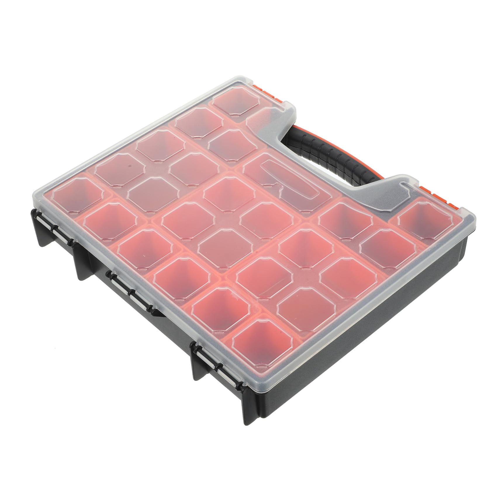 2 Pièces Boîte de Rangement pour Petites avec Compartiments Modulables Boîte Organisatrice pour Vis et Perles pour Atelier et Bricolage