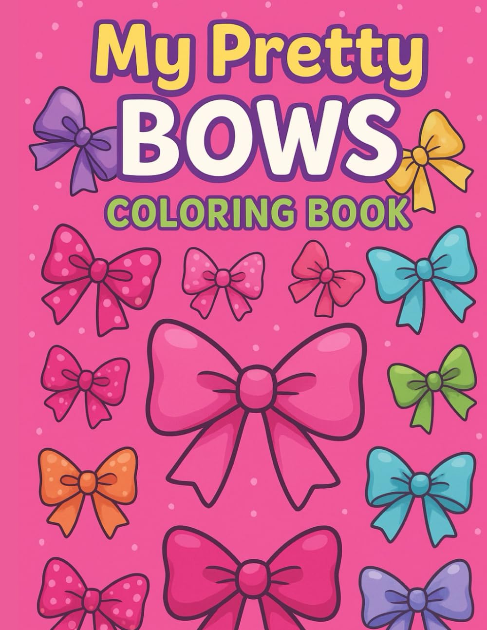 My Pretty Bows Coloring Book: A Fun and Stylish Coloring Book for Girls Who Love Bows