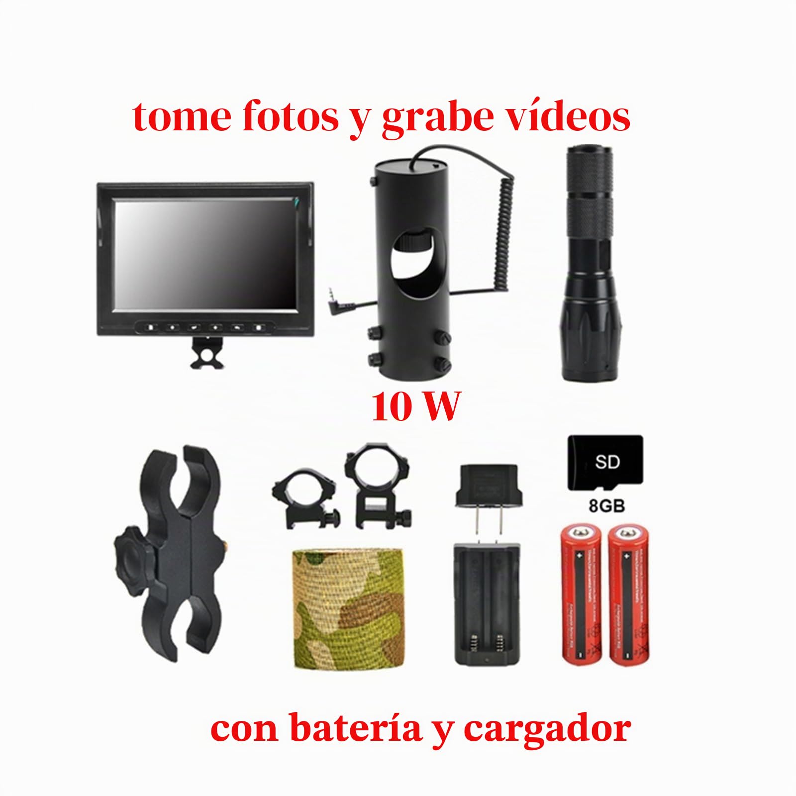 Gafas de visión Nocturna Mira telescópica de visión Nocturna miras de óptica Vista táctica 850nm LED infrarrojo IR Impermeable visión Nocturna cámara de