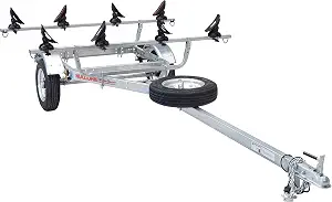 11 Best Kayak Trailer for Hauling in 2026 2 Malone MPG461GU MicroSport 2 Kayak Trailer with 2 SaddleUp Kayak Carriers & Spare Tire | 20' / 800 lbs Capacity | Fully Submersible | Marine Grade Galvanized Steel Construction