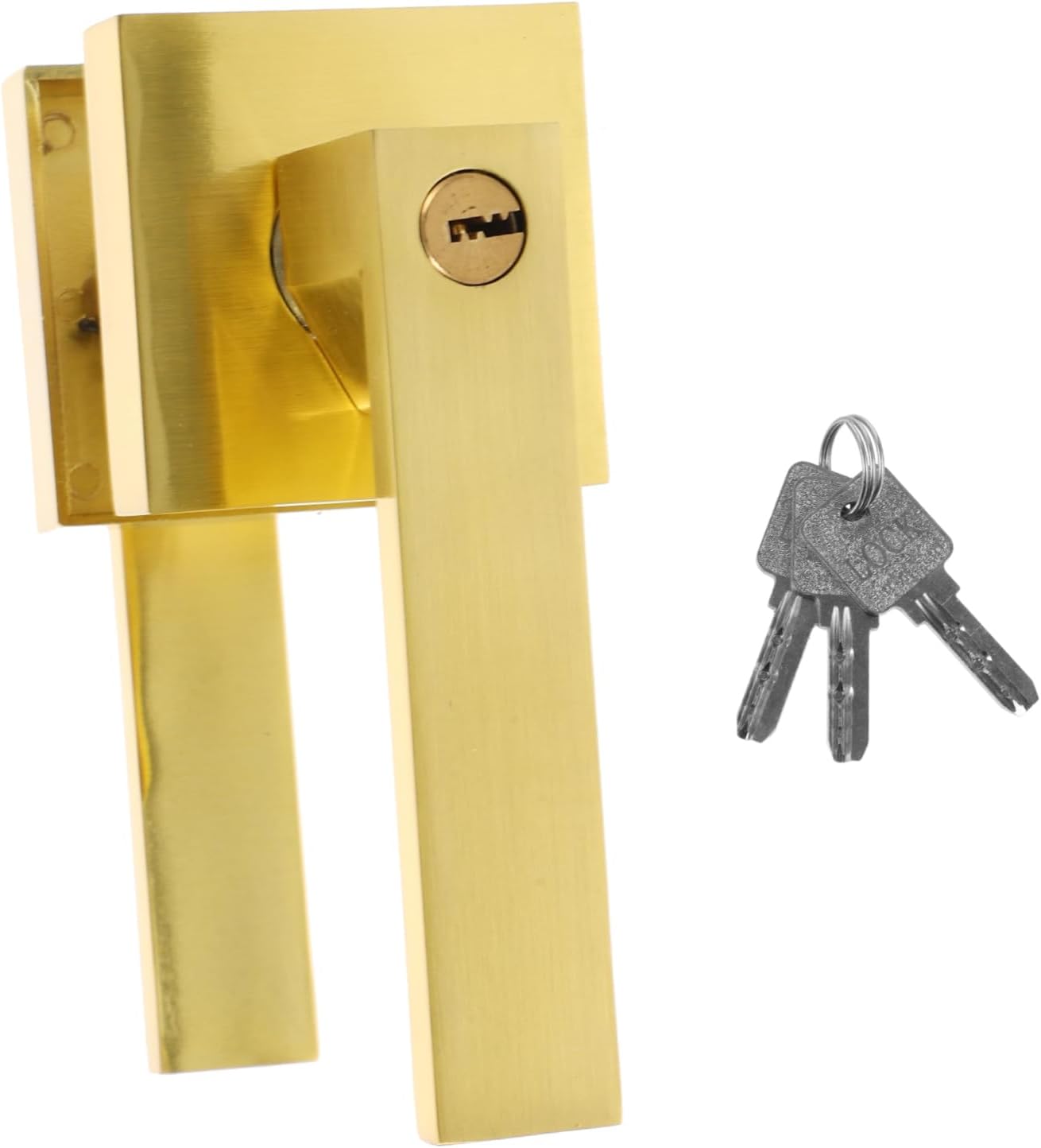 Gadpiparty 1set Door Handle Lock Heavy Duty Interior Door Knob Kit for Bedrooms Secure and Sturdy Locking Mechanism Elegant Design