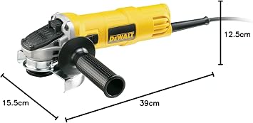 DeWalt DWE4157-QS Mini-Grinder 125mm 900W 11,800 RPM, Cranberry