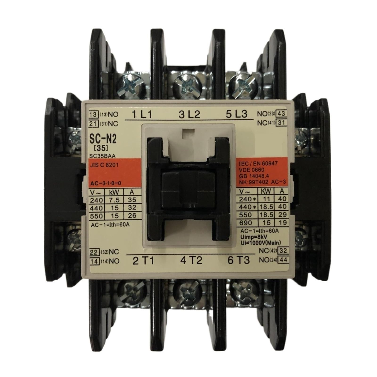 FPJQOBJC SC-N2 AC220V 50/60Hz Three-level AC Contactor