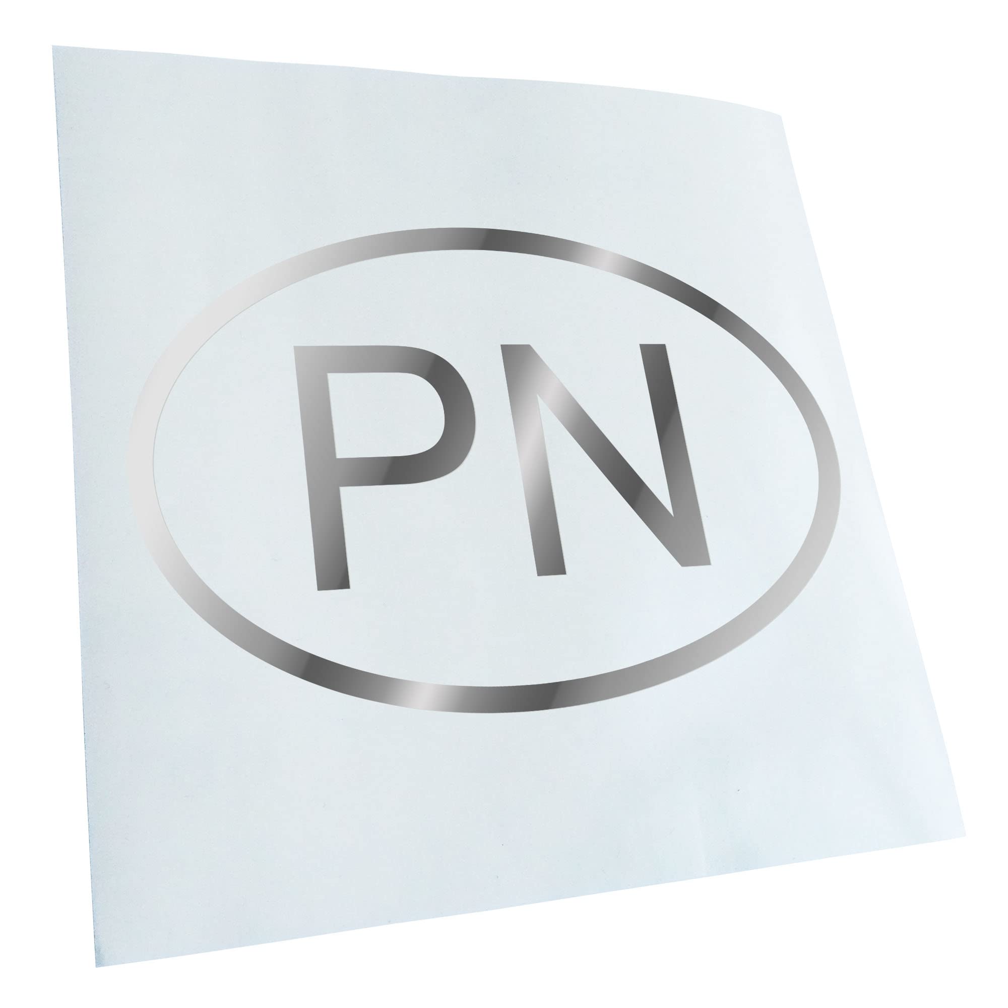 Kiwistar - Sticker - Palestine PN - Chrome - G10 - For Cars, Bicycles, Vehicles, Motorcycles, Mopeds, Tuning, Rear Windows