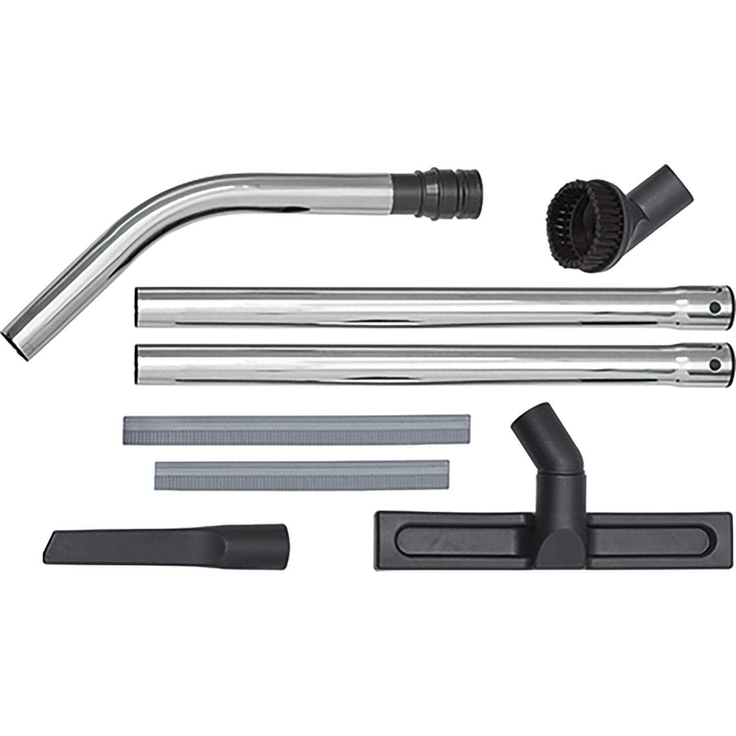 DEWALT Kit de Nettoyage Spécial Sol pour Aspirateurs DEWALT - - Avec 2 Tuyaux d'Aspiration, 1 Buse, 1 Accessoire de Succion Plat, 1 Brosse Aspirante, 1 Tuyau Coudé et 1 Adaptateur, DWV9350-XJ