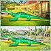 6 FT Crocodile Inflatable Decoration, Spring Inflatable Blow Up Animal Decorations Built LED Lights for Outdoor Yard Farm Lawn Holiday Garden Birthday Party