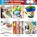 Caliart Acrylic Paint Set, 52 Colors (2oz/Bottle) with 4 Brushes, Art Craft Paints for Artists Kids Students Beginners Painters, Canvas Halloween Pumpkin Ceramic Wood Fabric Rock Painting Supplies