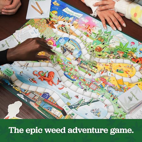 Ganjaland, The Epic Weed Game for Social Gatherings, Weed Board Games for Adults by WHAT DO YOU MEME? - Image 3