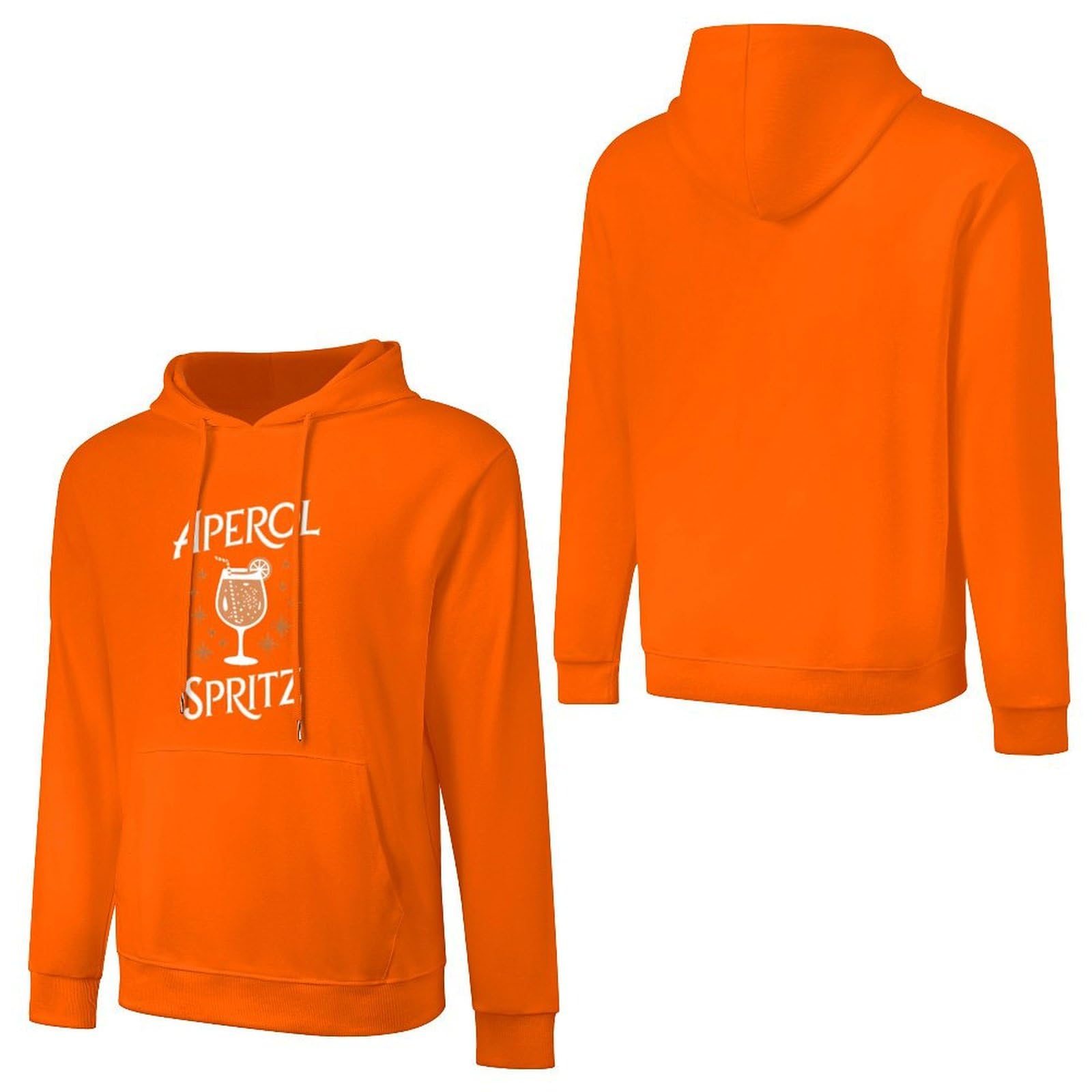 Unisex Aperol Spritz Hoodie – Lustiger Kapuzenpullover für Karneval und Aperitivo-Momente, Aperol Spritz Desig
