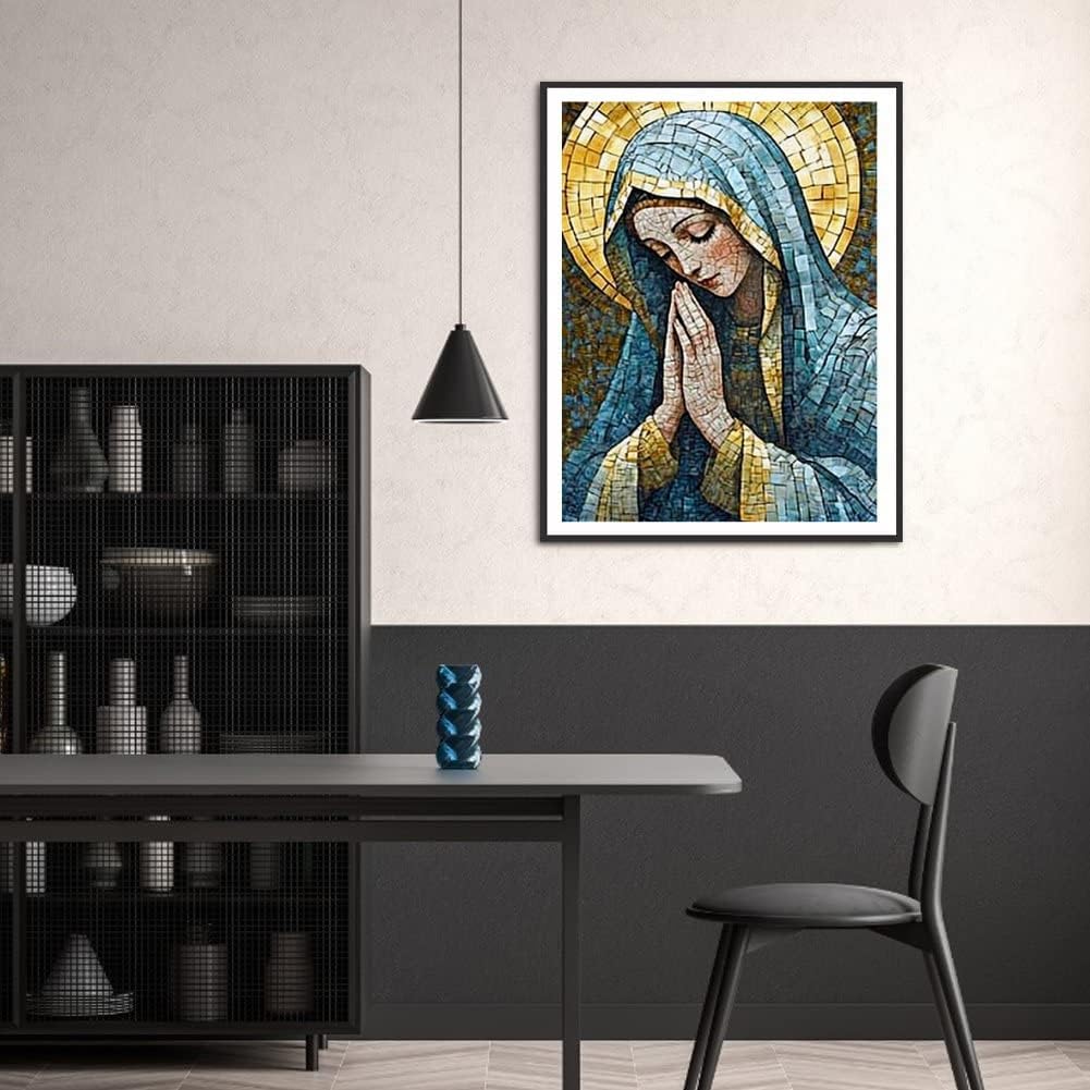 Amazon.com: MaiYiYi Virgin Mary Prayer Diamond Painting Kit, 5D