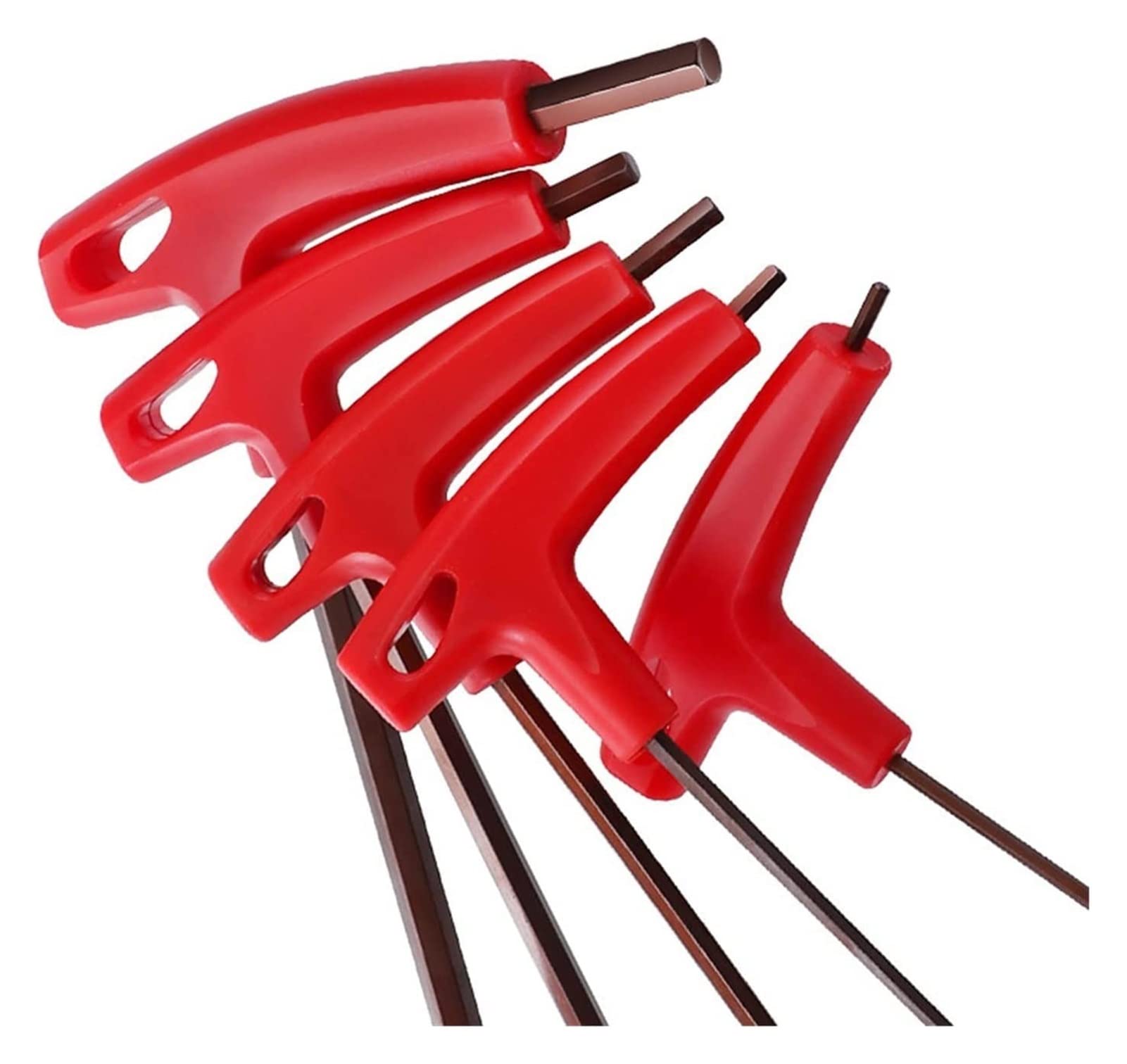 Herramientas de hardware Llave Allen de tipo extra largo Llaves hexagonales Herramienta de mano Juego de llaves hexagonales de aleación de acero con mango en T Llave plana Llave Allen
