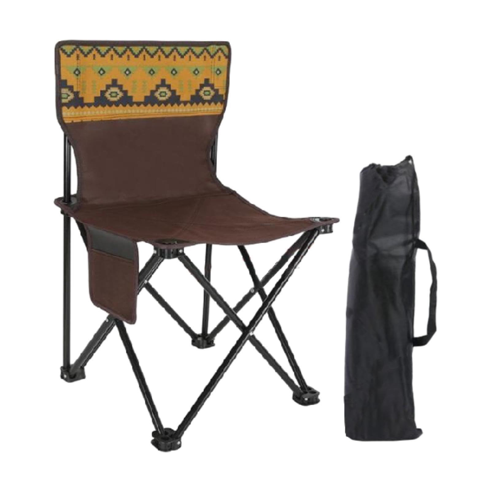 Chaise de camping pliante portable et compacte pour randonnée et parc