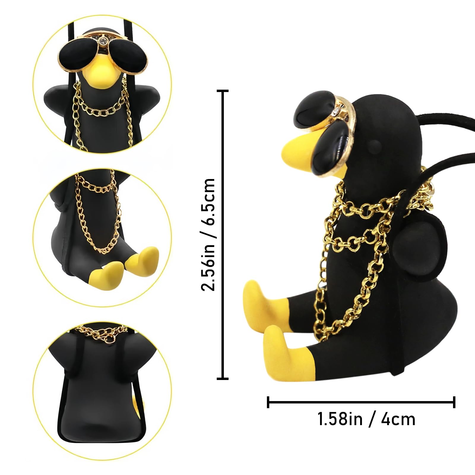 Amazon.co.jp: Swinging Duck カーハンギングオーナメント かわいい