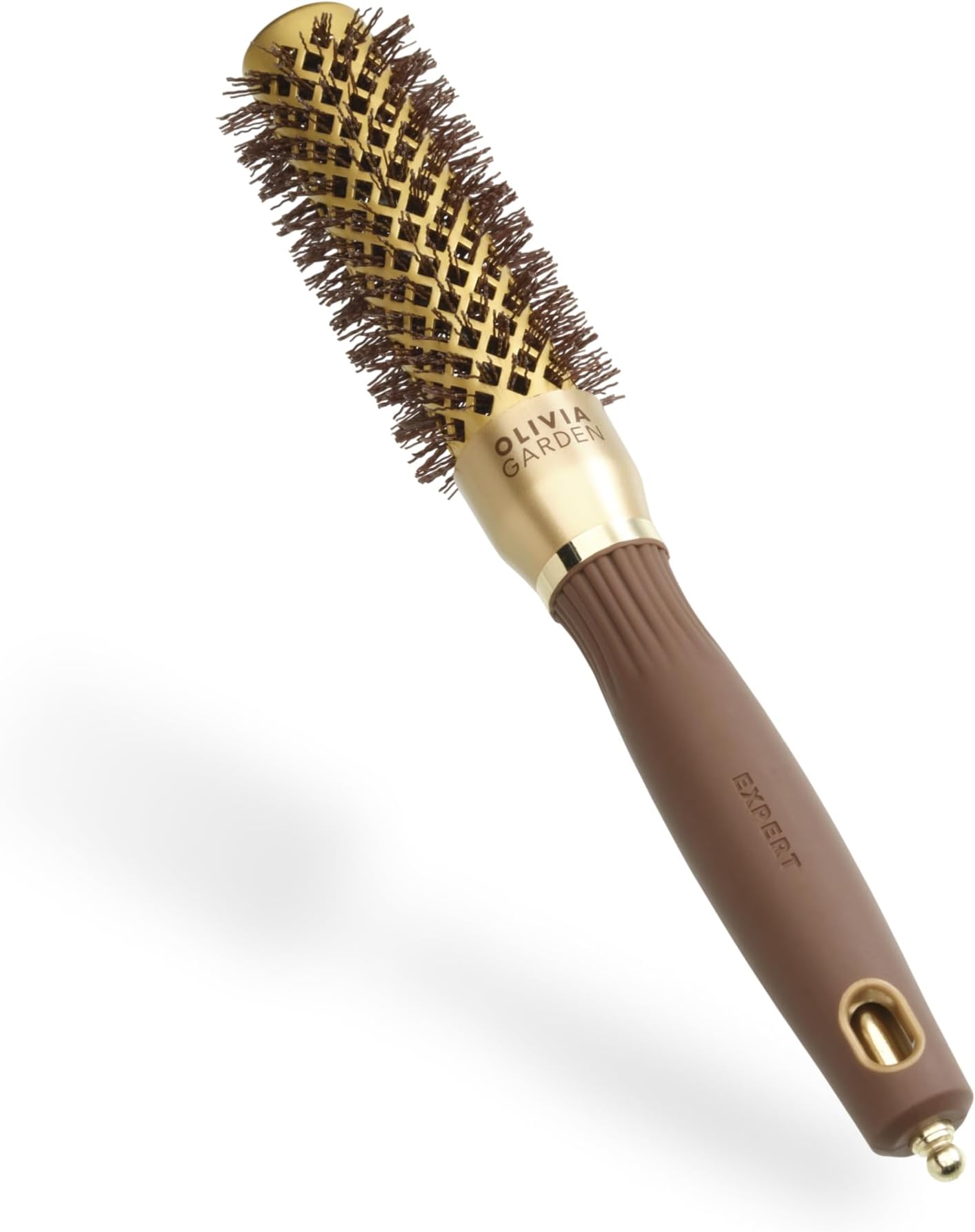 Expert Blowout Shine – Brosse ronde en céramique antistatique pour brushing brillant et sans frisottis
