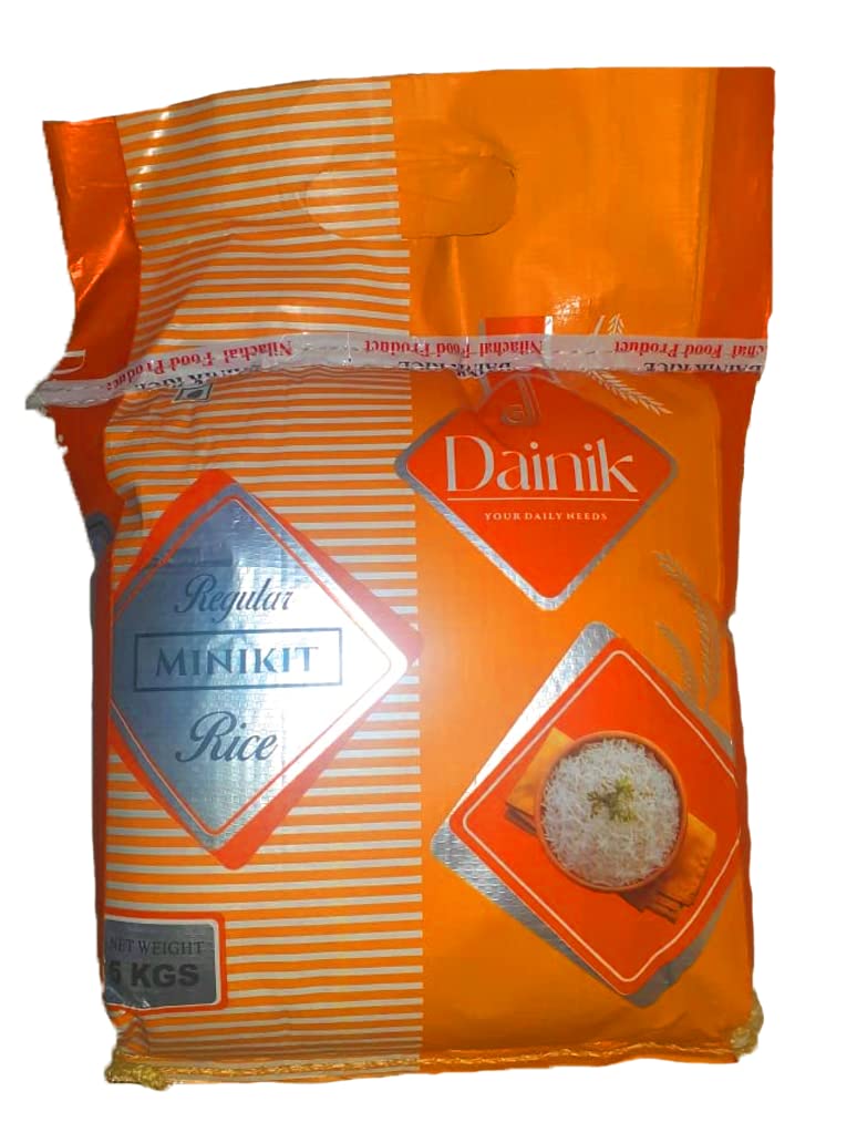 Dainik Regular Minikit 5 Kg | Healthy rice for family use | Ideal for Daily Home-Cooked Delights (B0BR1DT91S) Amazon Price History, Amazon Price Tracker