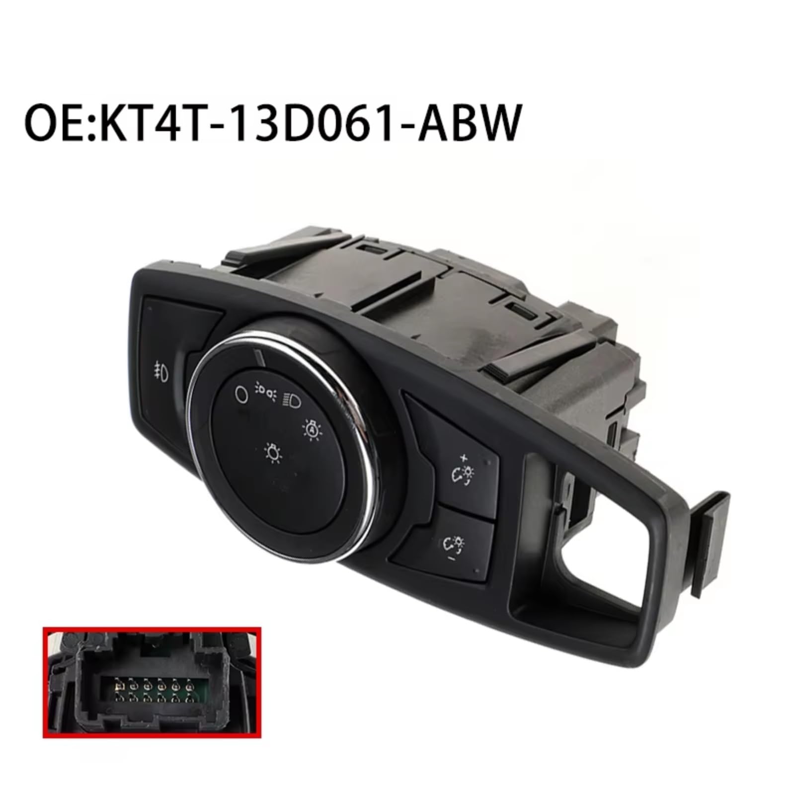 Interruttore Fendinebbia Faro Auto Compatibile Con Ford Per Edge 2015-2020 KT4T13D061ABW KT4T-13D061-ABW