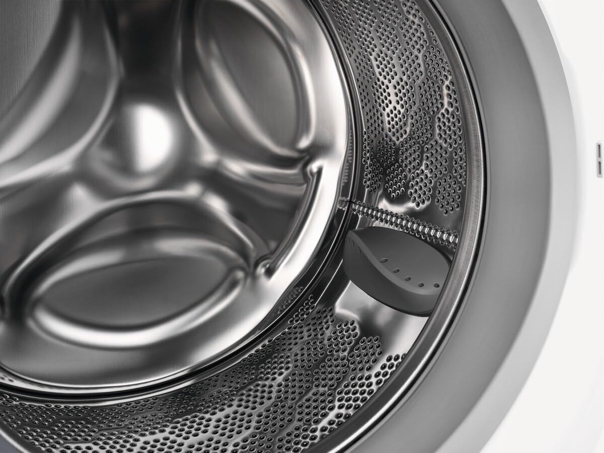 Electrolux EW6FZAM29 Lavatrice PerfectCare 600, 9 kg, Classe A, Tecnologia SensiCare, Programma Vapore, Opzione TimeSave, Motore Inverter, Display LED, Bianco