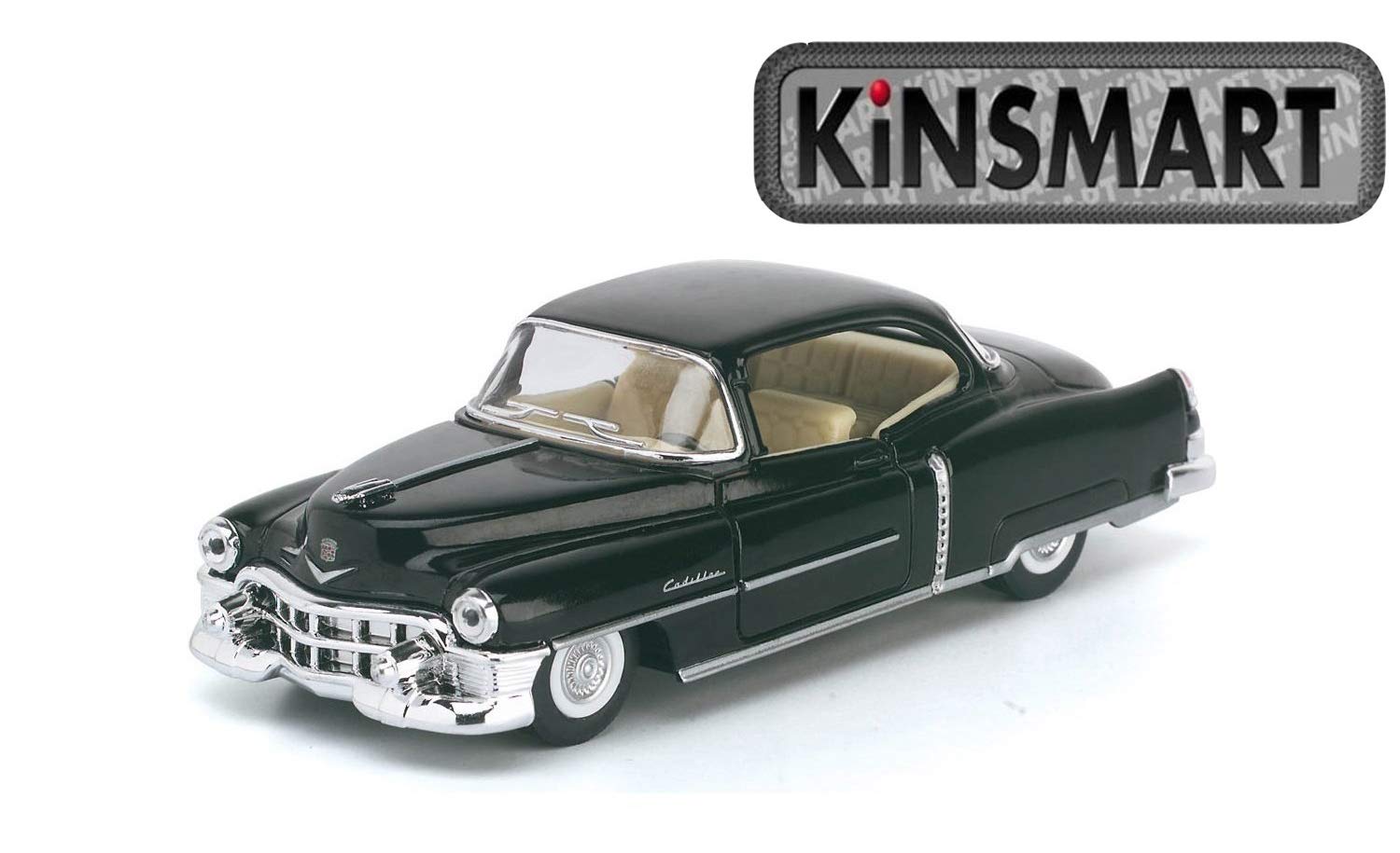 Magicwand® 1:43 Scale Die-Cast 1953 Cadilac Series 62 Coupe with Openable Doors and Pull Back Action【Pack of 1】【Colors as Per Stock】