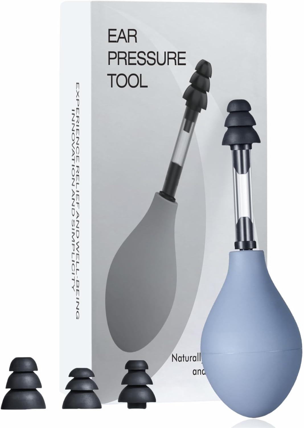 Ear Pressure Relief Suction Device,Migraine Relief,Ear Pressure and Tinnitus by Balancing Inner Ear Pressure to Alleviate Tinnitus During Airplane Rides and Reduce Tension.