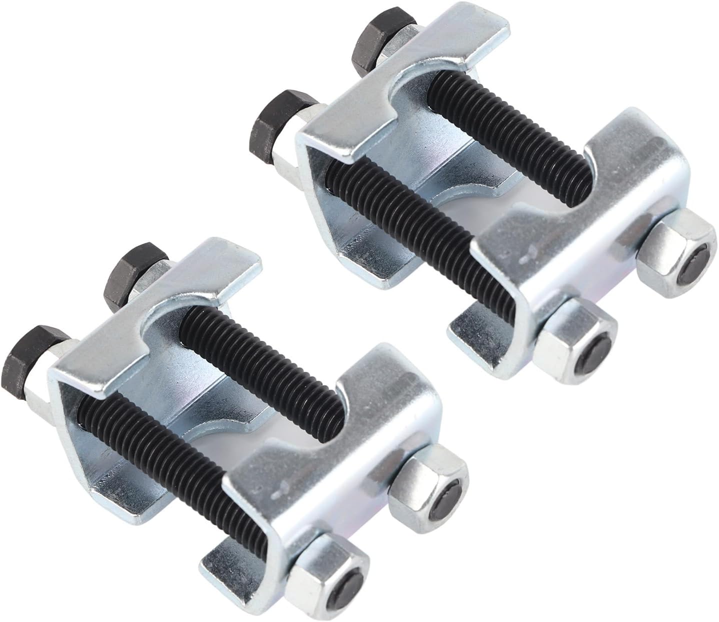 Mini Spring Compressor,4 Pcs Mini Coil Spring Compressor 2 Way Adjustable Spring Spacer Carbon Steel Shocks Adjuster Tool