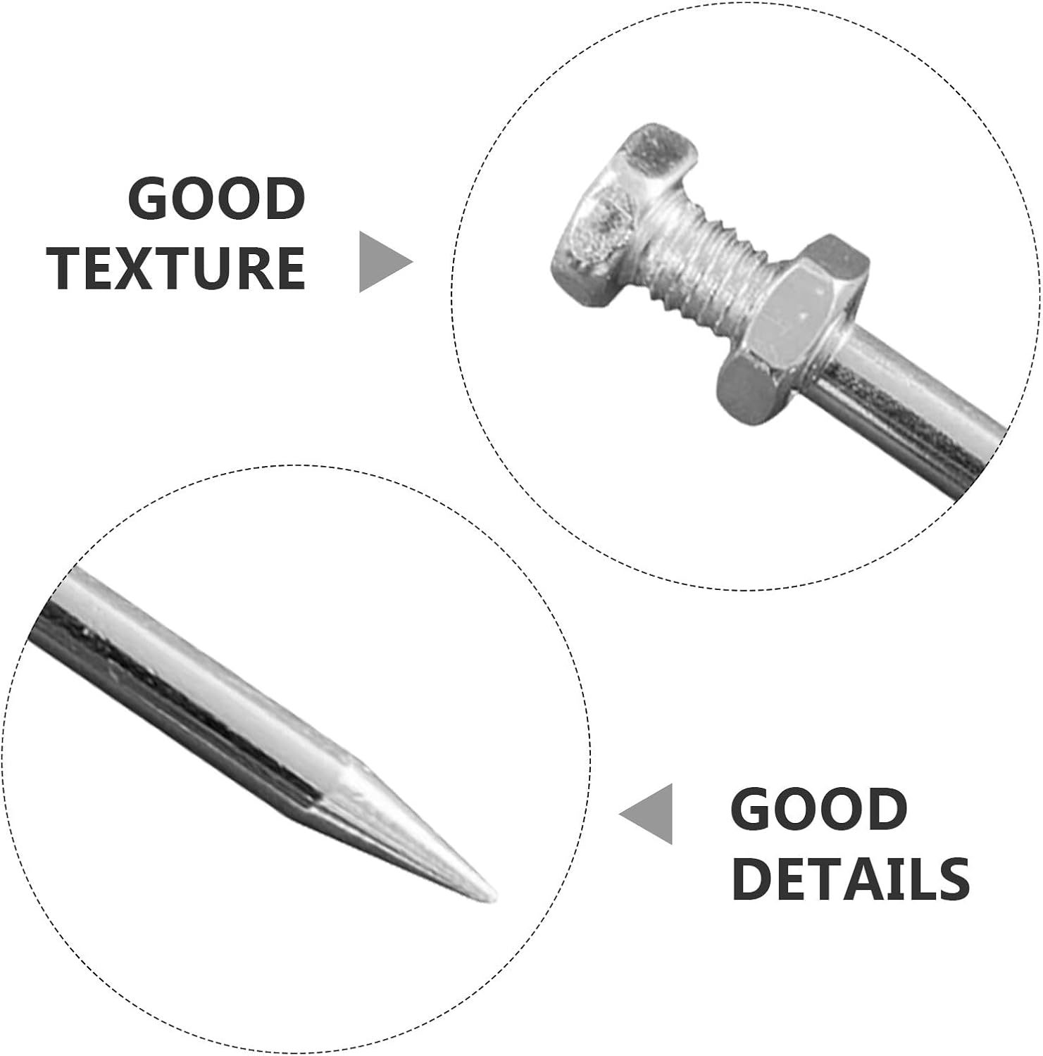 20pcs Aerator Shoes Pegs 58mm Metal Break Resistant Lawn Tool image 3