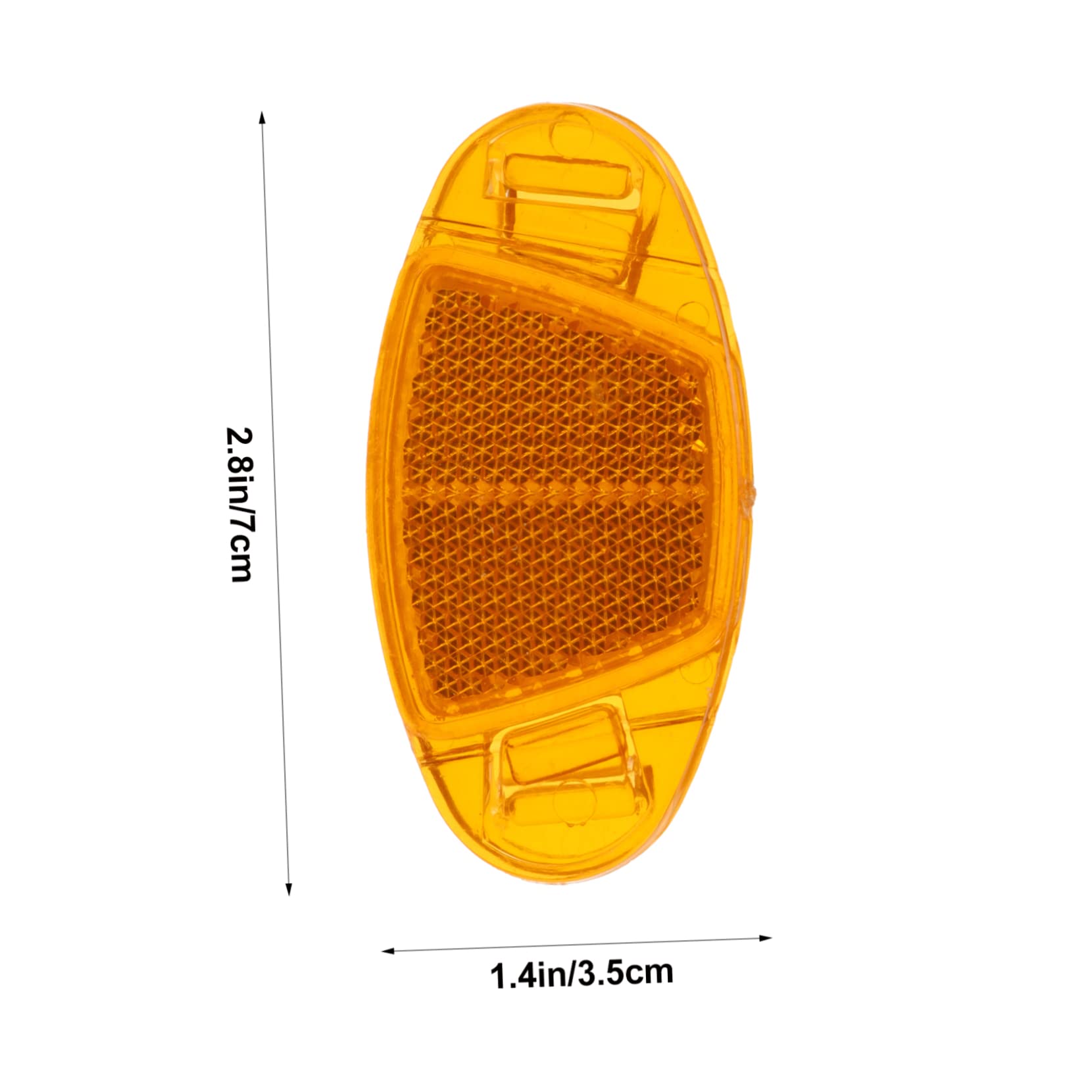 ibasenice 12Pcs Bike Wheel Spoke Reflectors Durable Safety Warning Reflectors for Night Cycling Easy Installation for Mountain and Road Bikes Eye Catching Bike Decoration