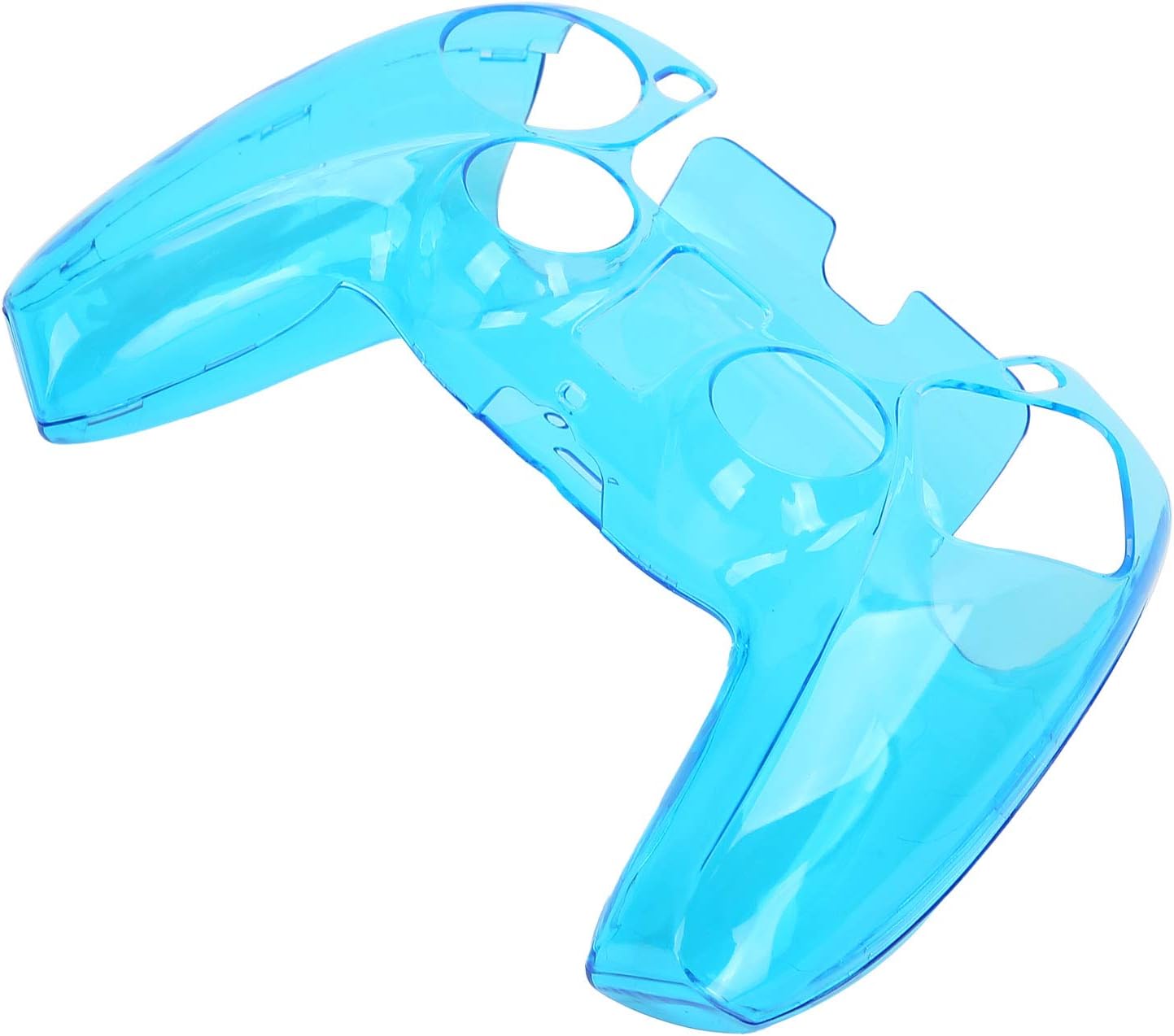 Portable Protective Case for Controller for PS-5, Hard PC Protector for Game Controller for PS-5, Transparent Hard Case for Play Station 5, Accessories for PS-5(Blue)