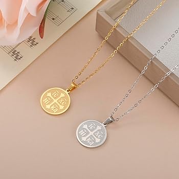 EUEAVAN Orthodox Cross Necklace for Women IC XC NIKA Cross Jesus