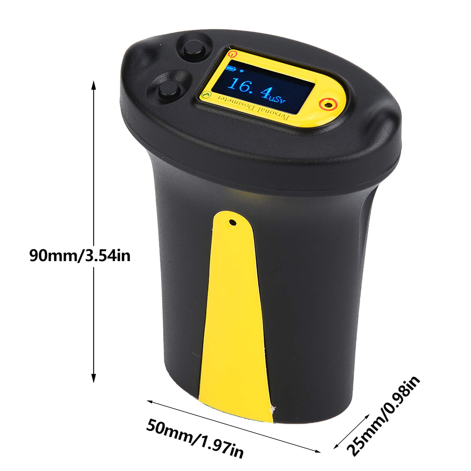 RG1100 Dosimeter E, Portable Electronic X Nuclear Radiation Ic High Sensitivity Detector Dose Alarm Device with Instruction 0.10uSv H to 10mSv