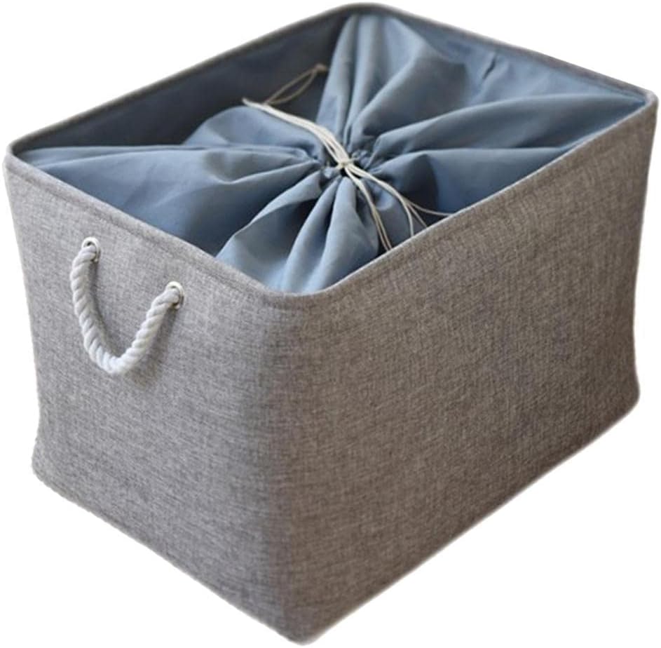Kush Foldable Drawstring Storage Cube Basket Drawer Cubby Clothes Organizer Box