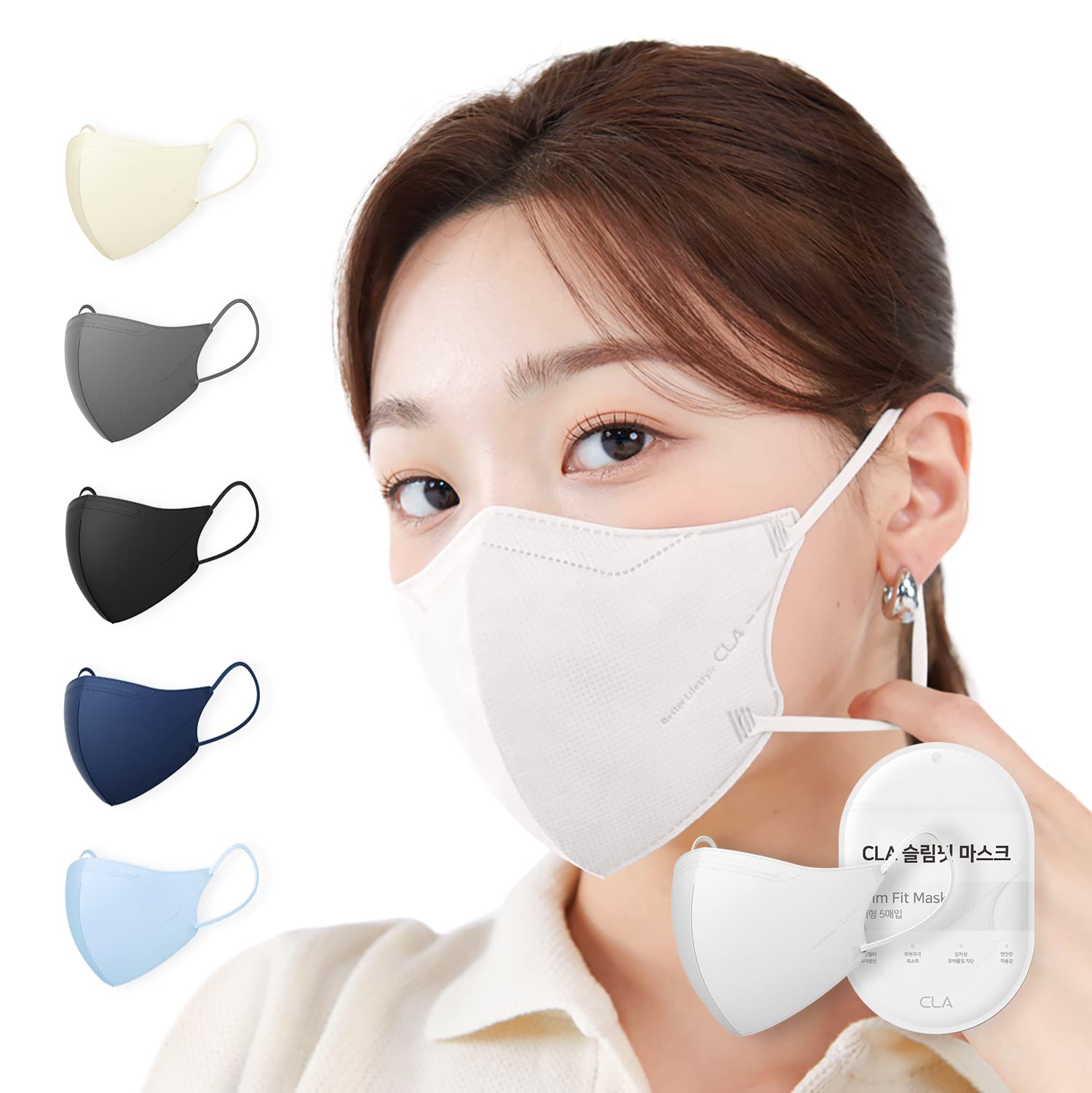 Amazon.co.jp: [CLA] 【25,50枚入り】 KF94韓国マスク - バイカラー