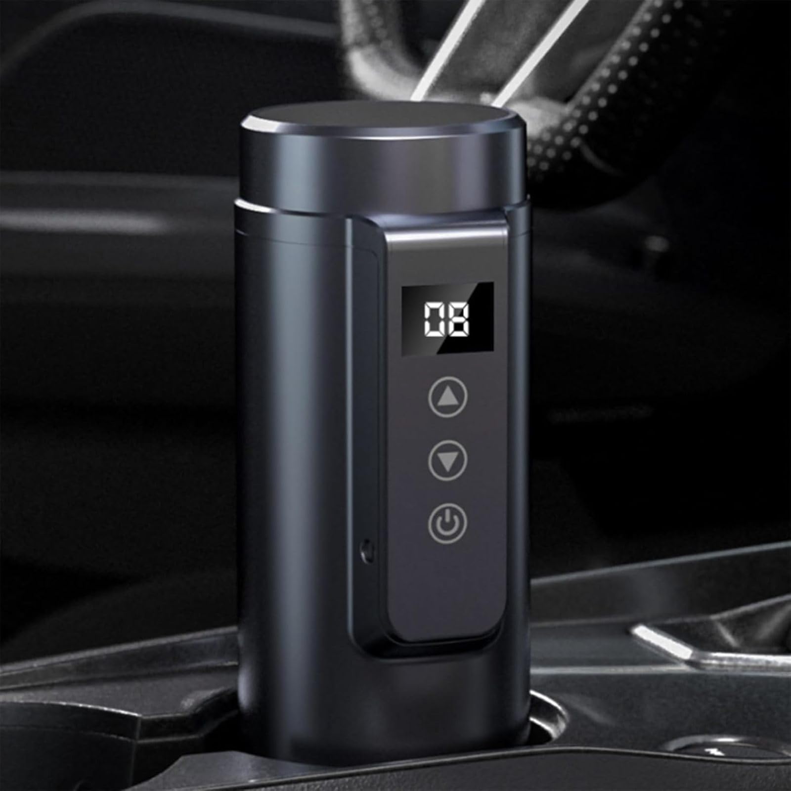 Caso de Viaje de Enfriador de Botella de Insulina, Caja de Viaje de Enfriador Diabético Portátil con Cargador USB, Temperatura de La Caja 0-18 ℃, Control de Temperatura Digital, Black