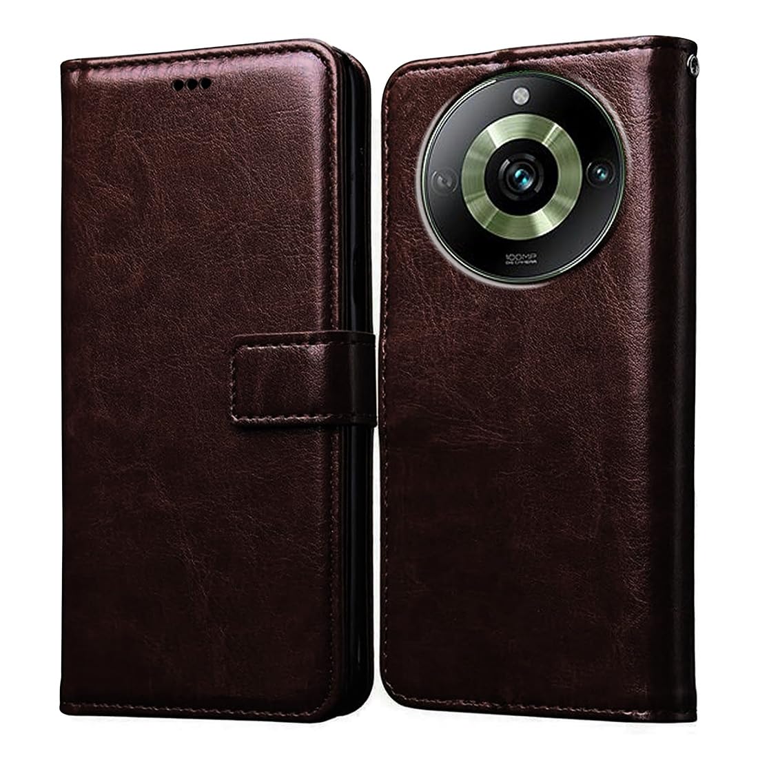 Amazon Brand- Solimo Flip for Realme 11 Pro Plus 5G (Leather_Coffee) (B0CC313BNF) Amazon Price History, Amazon Price Tracker