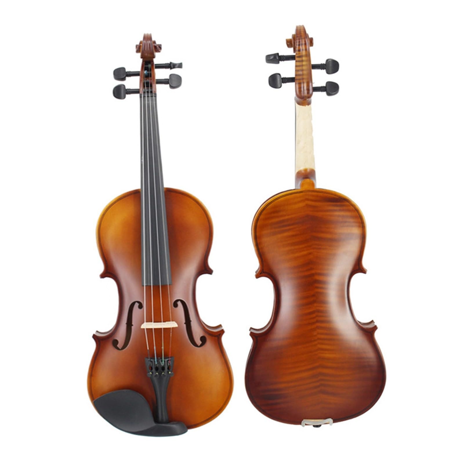 Violín De Práctica Para Principiantes De Madera Contrachapada Estampada De Tamaño Completo Instrumento De Violín(3/4)