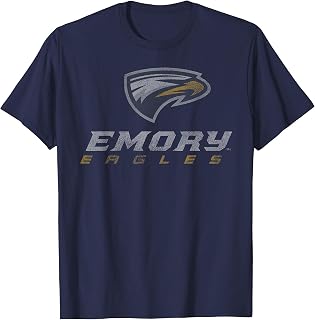 Emory Eagles Vintage Worn Navy Officially Licensed T-Shirt