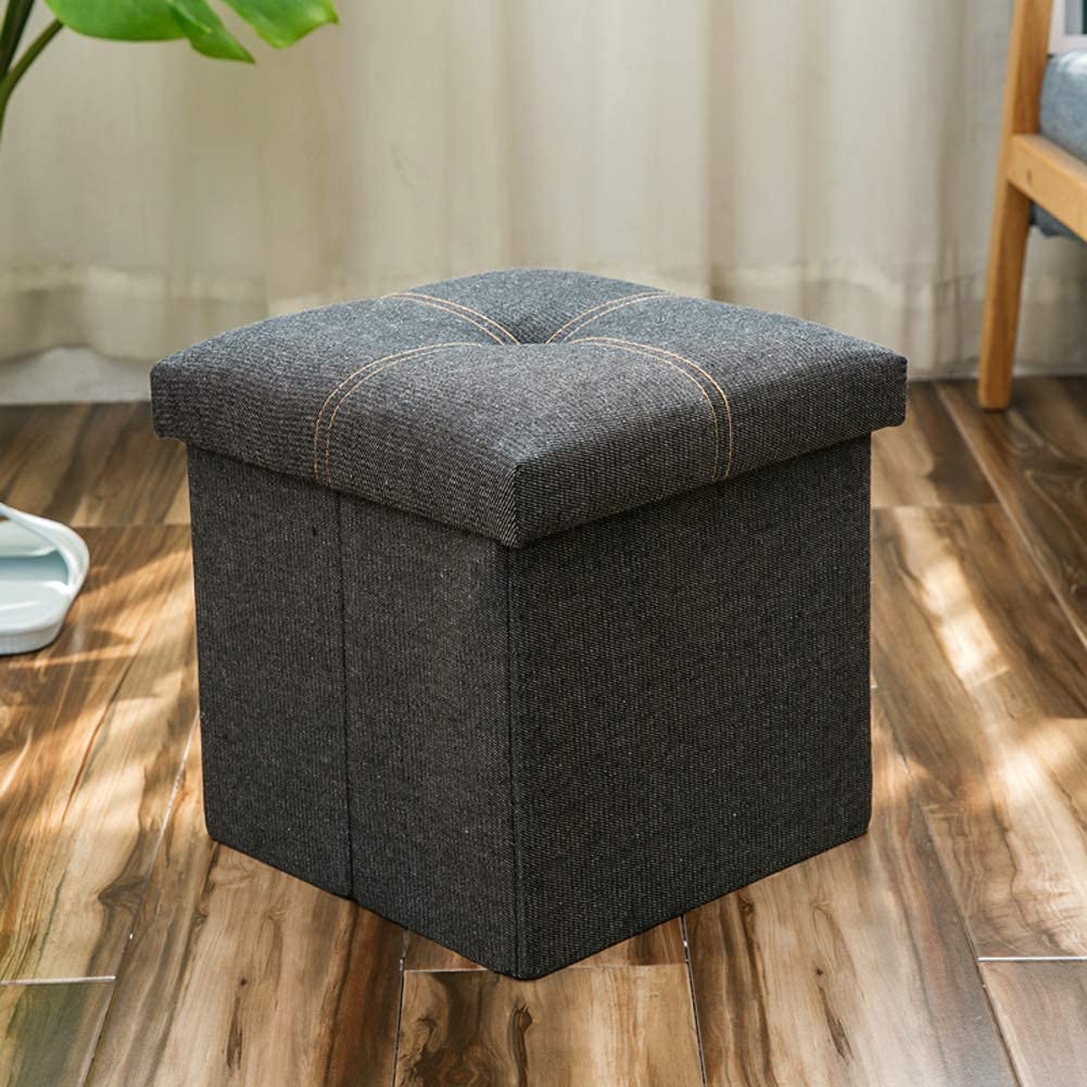 Siège rembourré et pouf de rangement robuste charge max 100 kg