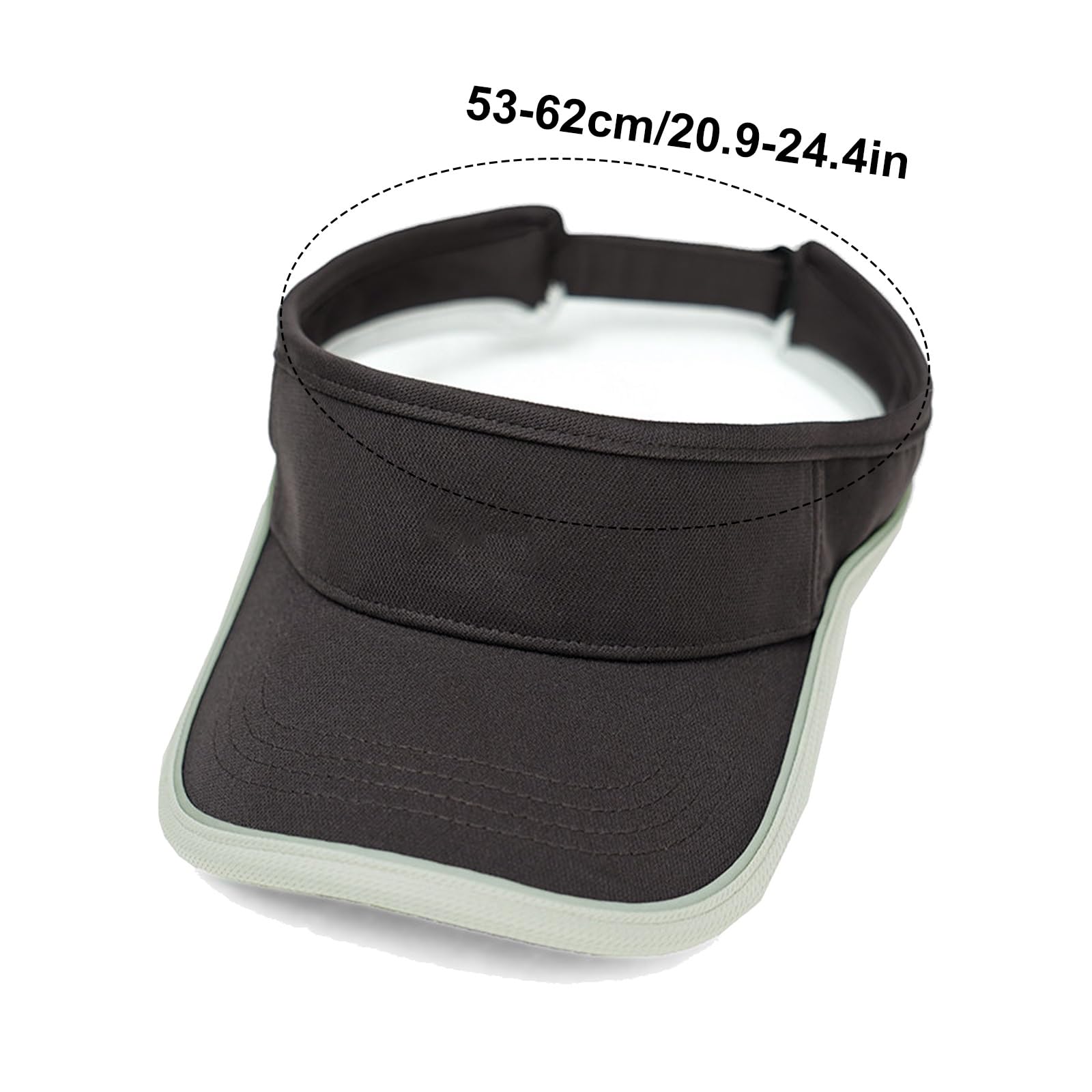 Visera Deportiva Transpirable Que Absorbe La Humedad: Liviana y Ajustable for Un Ajuste Personalizado