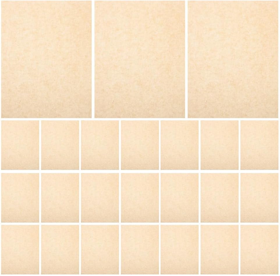 GLEAVI 500pcs Oil-Absorbing Baking Paper: Greaseproof Paper For Fried Food Pizza And Snacks - Parchment Liners For Bbq And Pastry