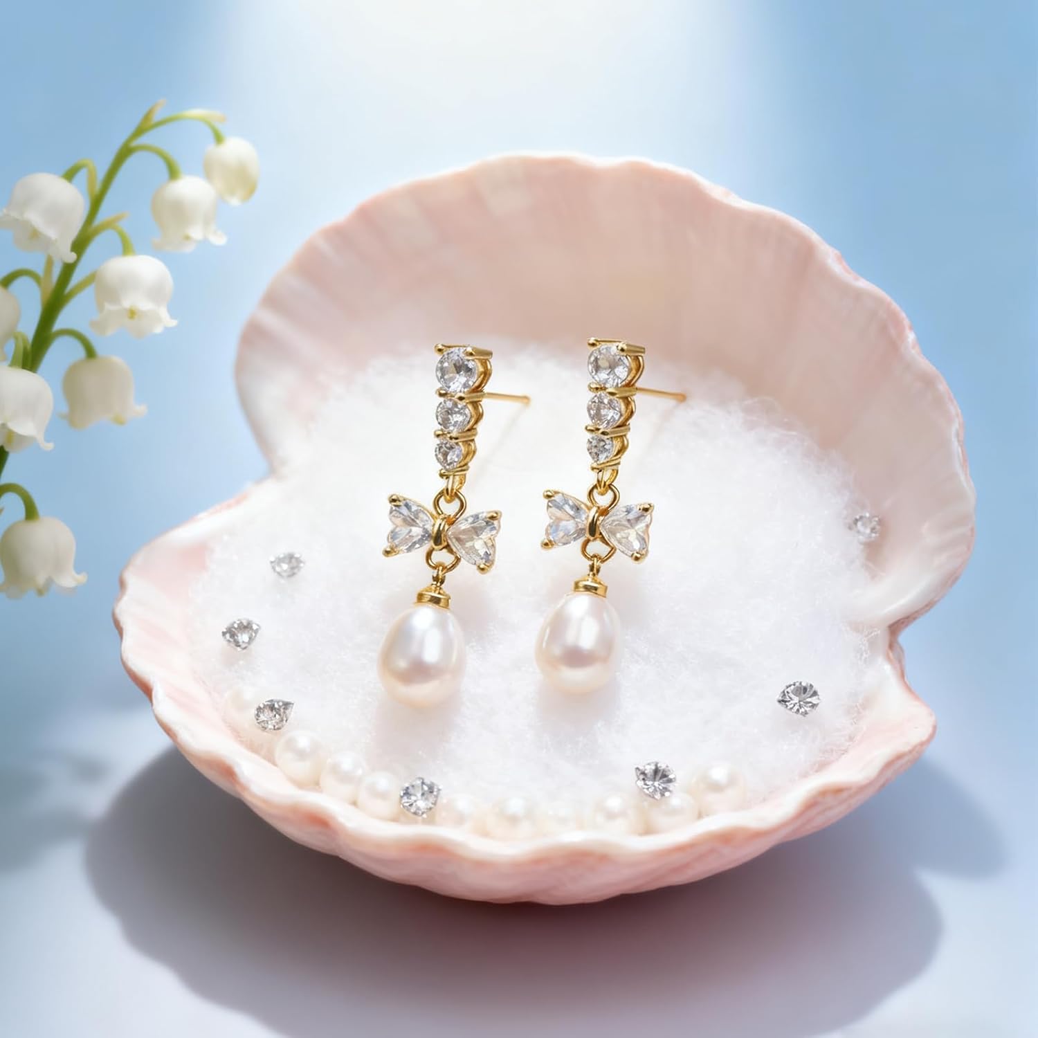 Elegant Silver Plated Drop Dangle Earrings, Classic Fashion Jewelry for Women - Image 6