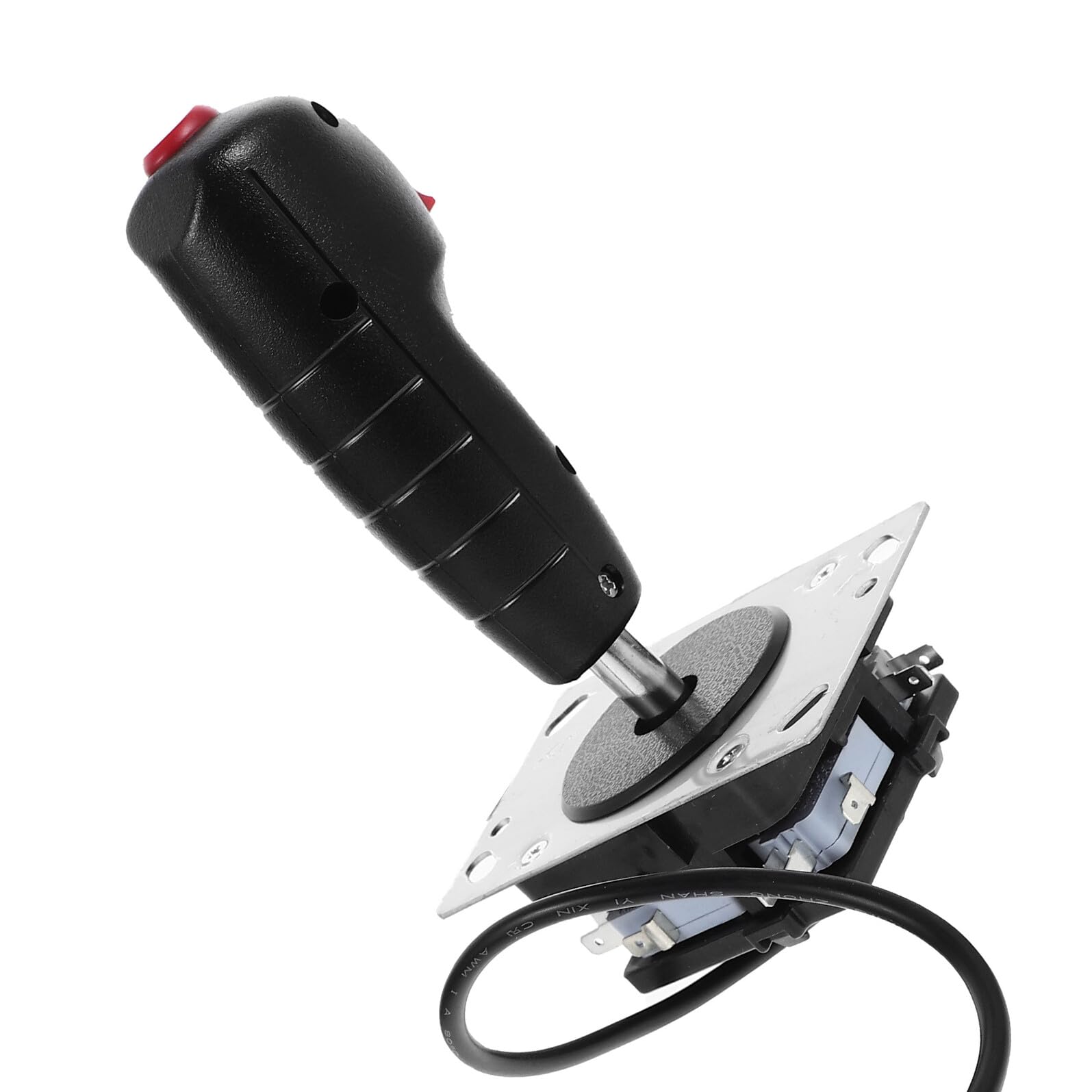 LOLIPPYY Flight Stick Joystick mit Vibration Micro schalter Langlebiger Alloy Gaming Controller Zubehör für Flugsimulation und Arcade Spiele